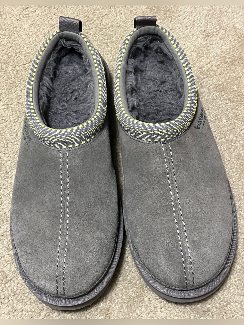 Koolaburra UGG Burree Women's Slippers - Grey Suede Size 11
